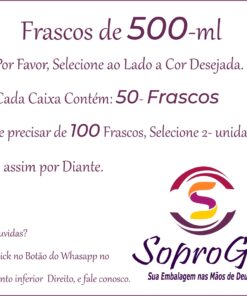 Frasco de 500 ml