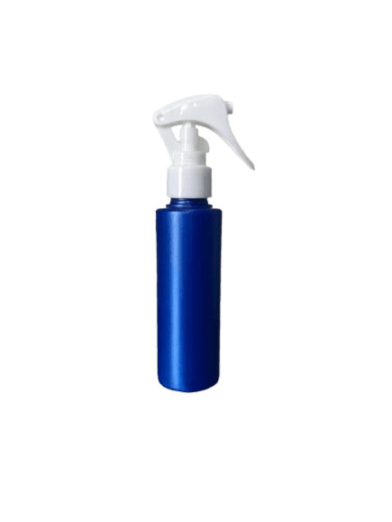 Frasco 120ml Azul Pérola com Válvula Mini-Gatilho 24-410 Branca